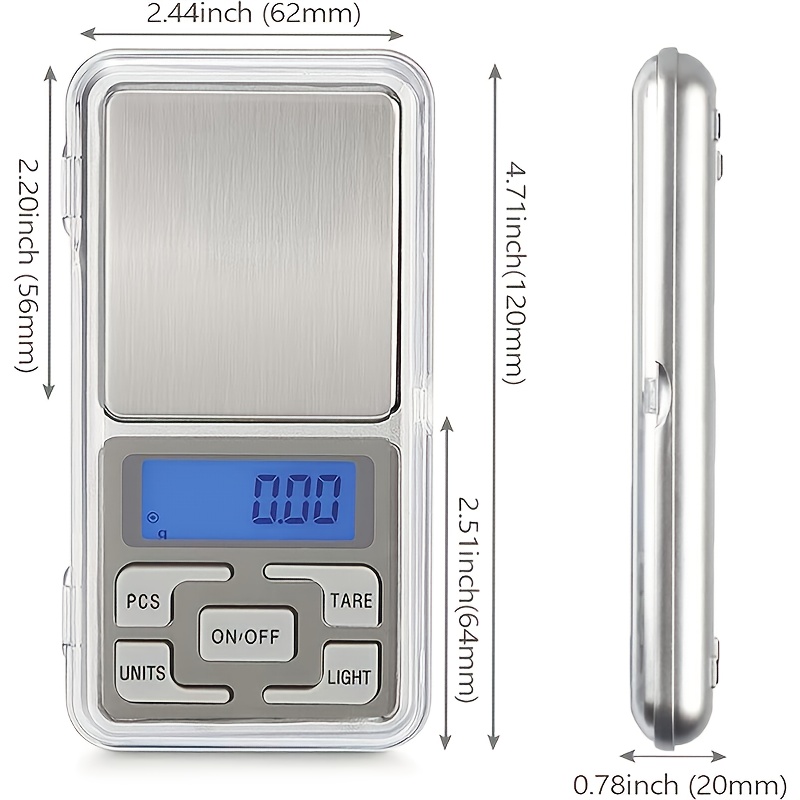 Goxawee Mini Electronic Digital Pocket Scale Mini Key Style - Temu