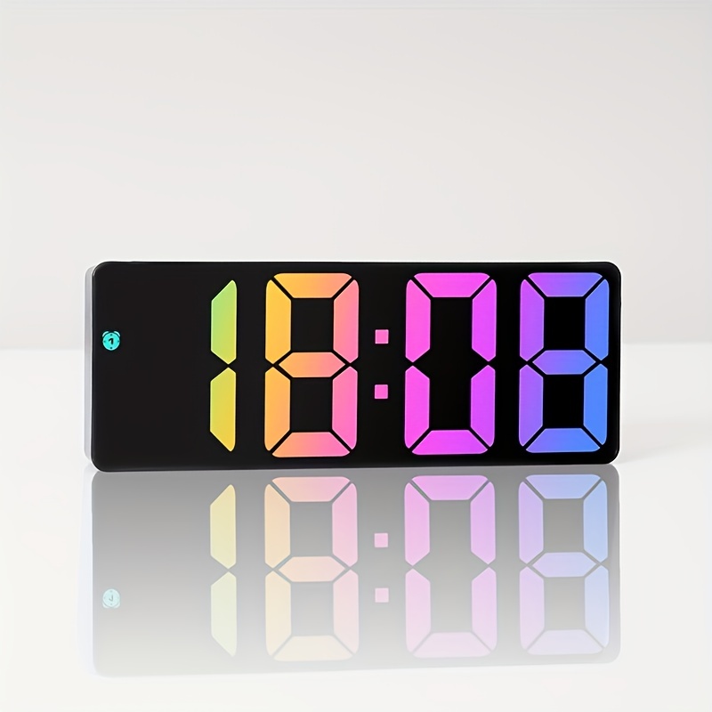 2022 alarma Digital LED reloj relij de mudo calendario electrónica  escritorio Bcaklight relojes reloj sobremesa