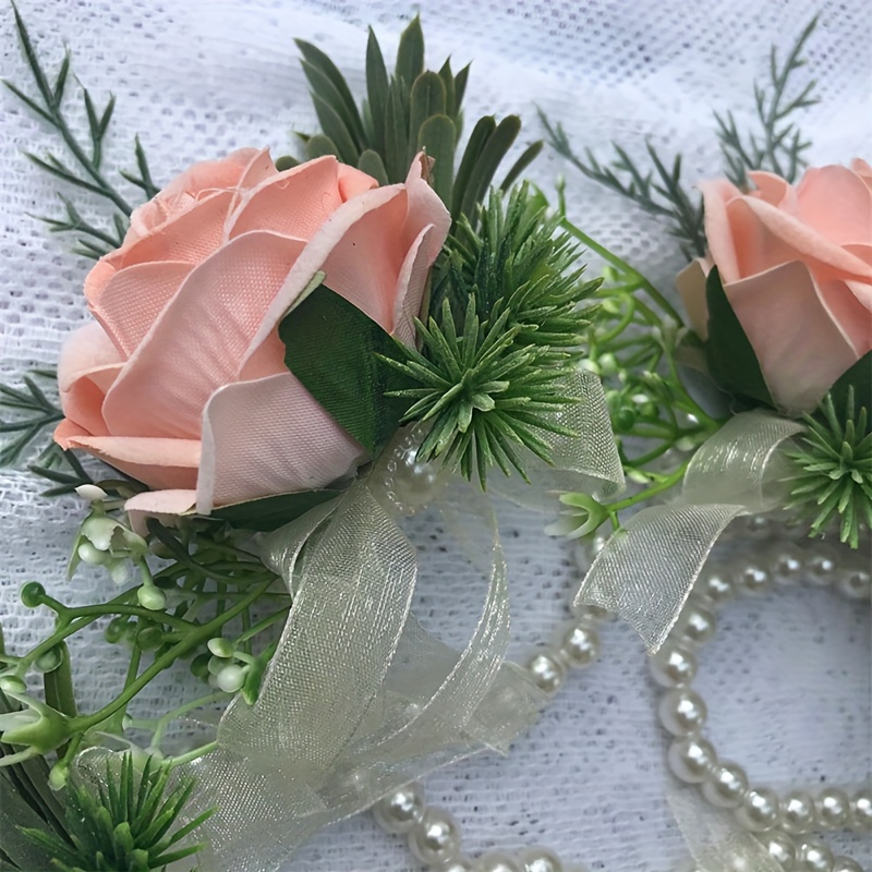 4 Pieces Elastic Pearl Wrist Bands Wristlets Corsage Accessories and 15  Pairs Floral Boutonniere Magnets Corsage Brooches Magnets with 2 Rolls  Green Floral Tape for Handmade Wedding Bride Boutonnieres - Yahoo Shopping
