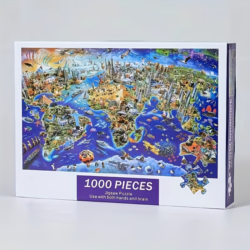 10€03 sur Puzzle Adultes Jeu de Van Gogh Sky 1000 pièces intéressant - Bleu  - Puzzle - Achat & prix