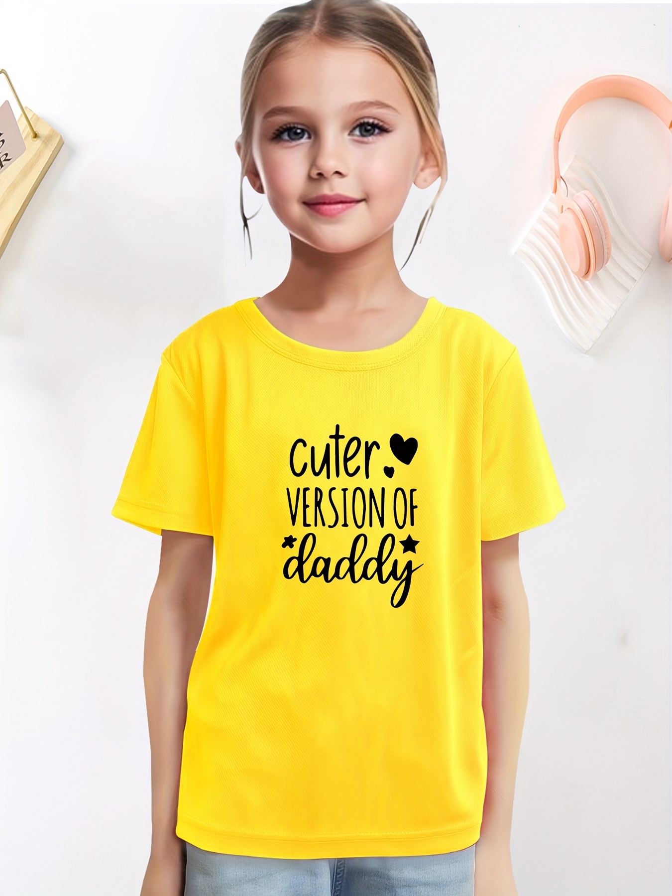 Camisa Amarilla Para Niñas - Temu
