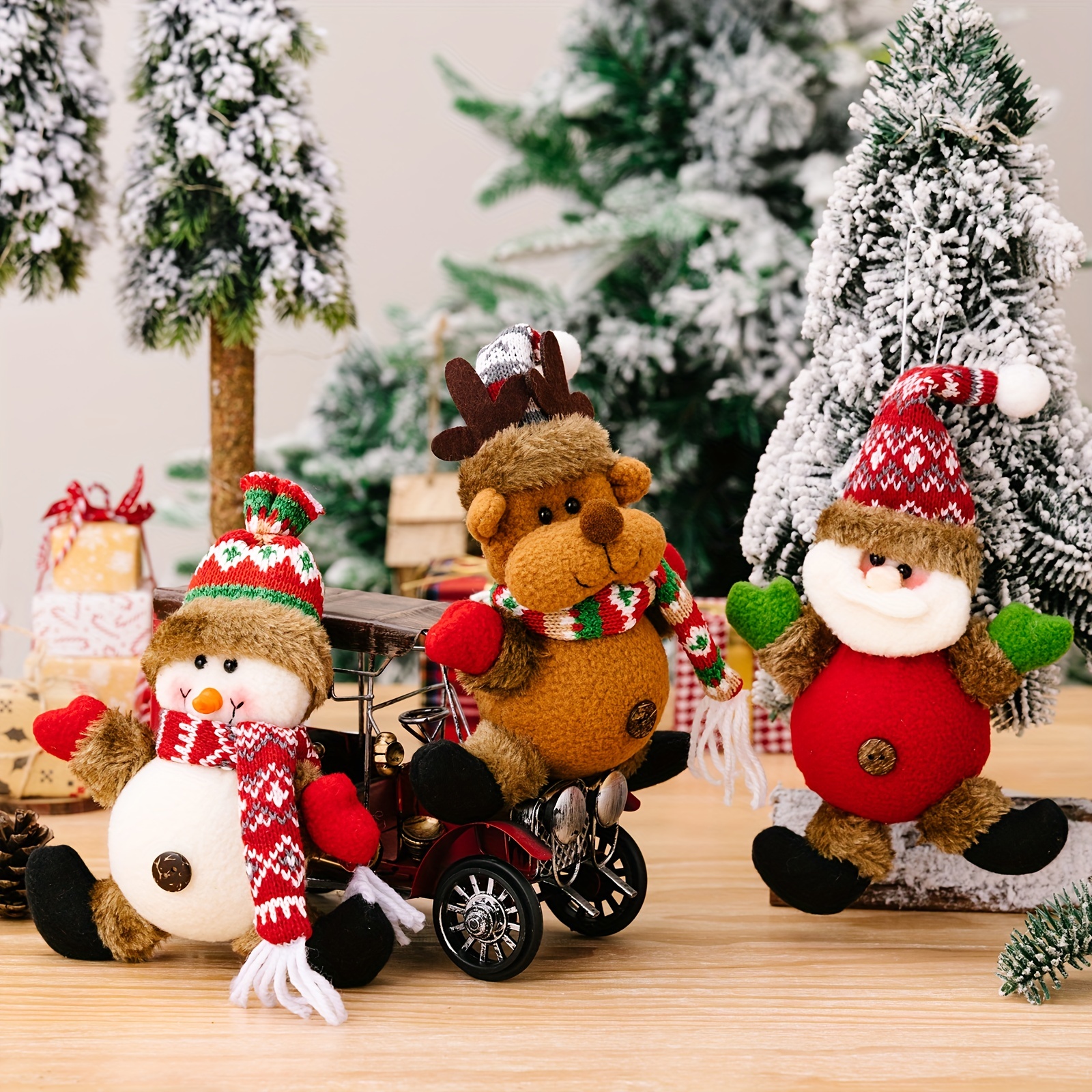 Christmas Tree Ornaments - Santa Faceless Gnomes Dolls Christmas  Decorations for Home 