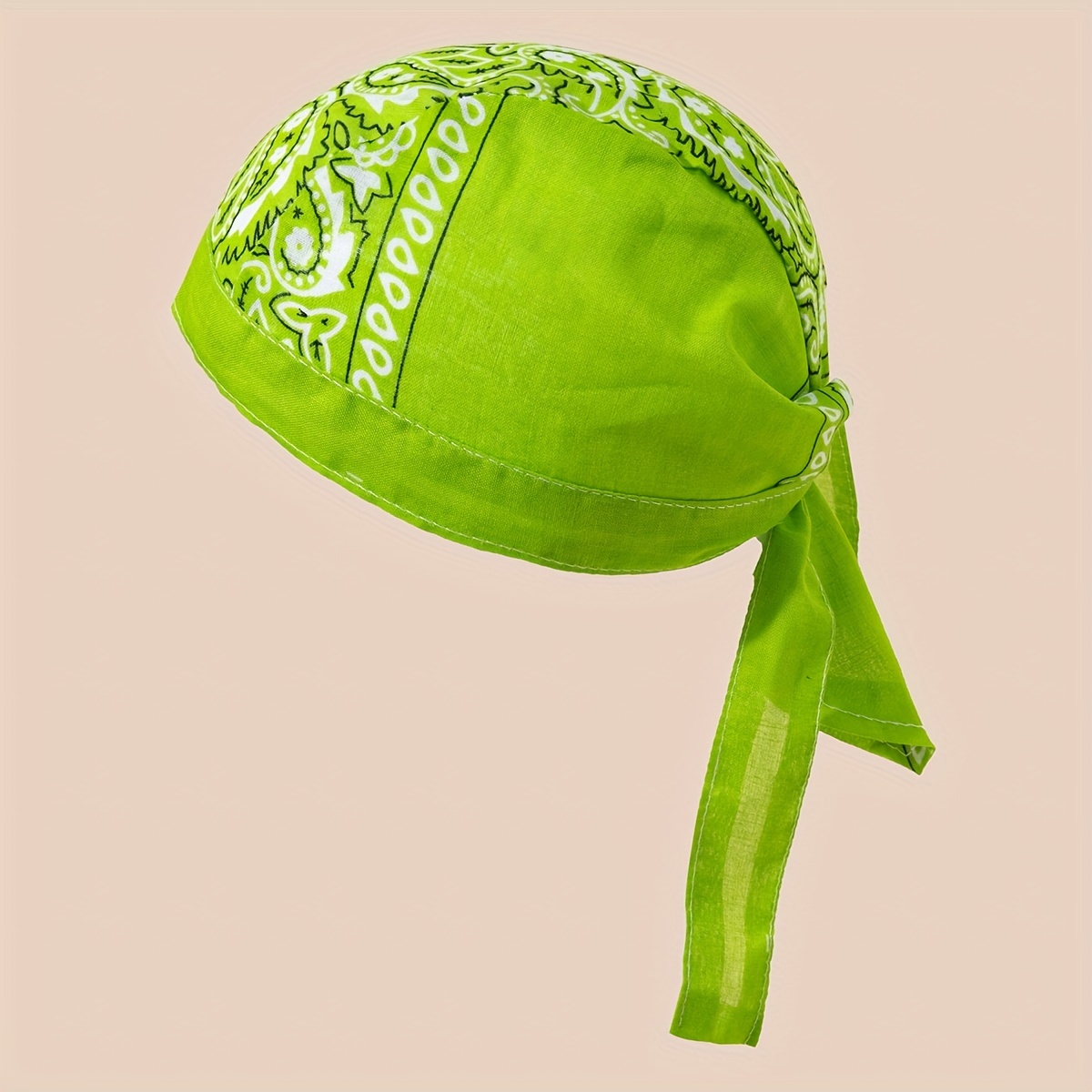Breathable Durag Du-rag Headwear Head Wrap Beanie Skull Cap