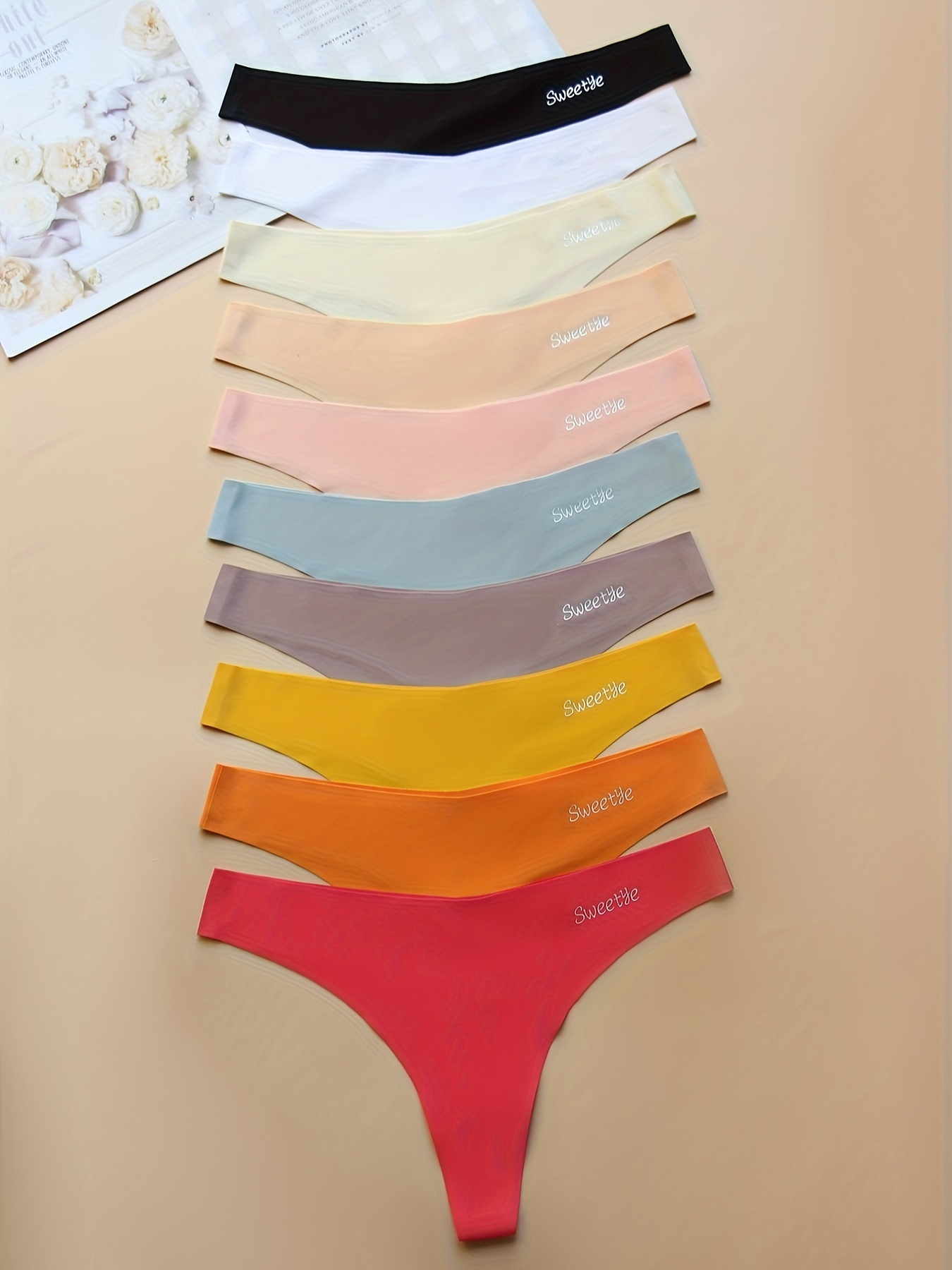 Samll Hole Hollow Seamless Bikini Panties Breathable Ultra - Temu