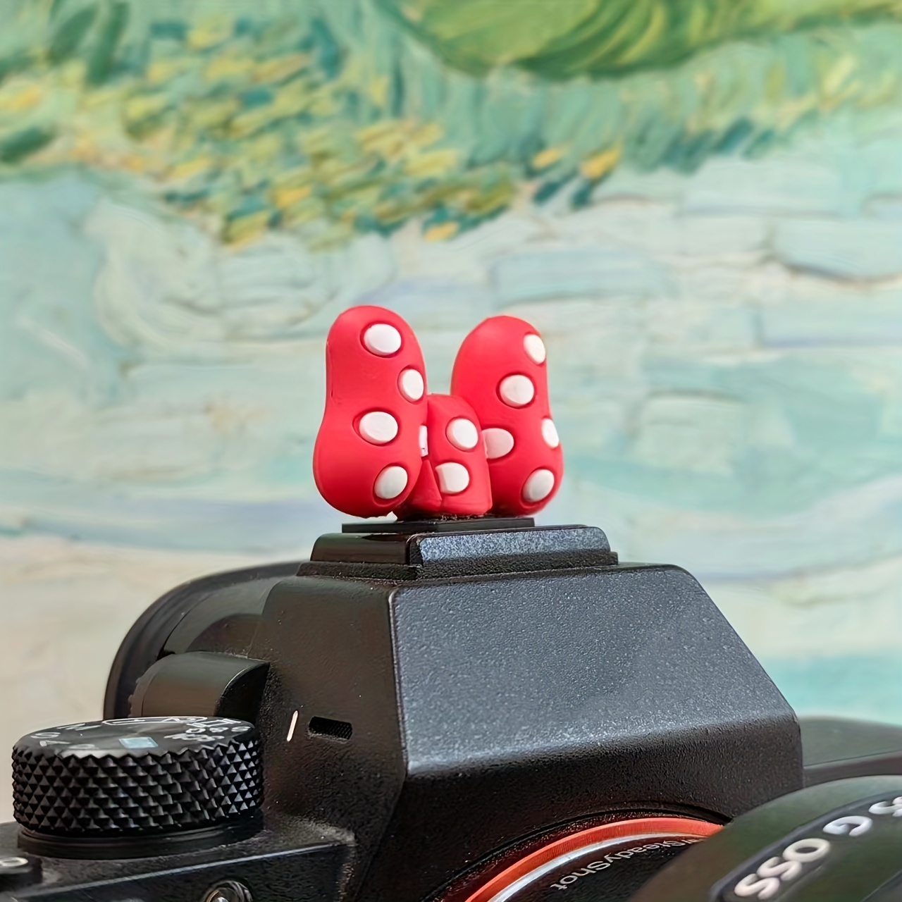 Camera with a Stylish Bowknot Hot Shoe Cover Fits All Cameras!