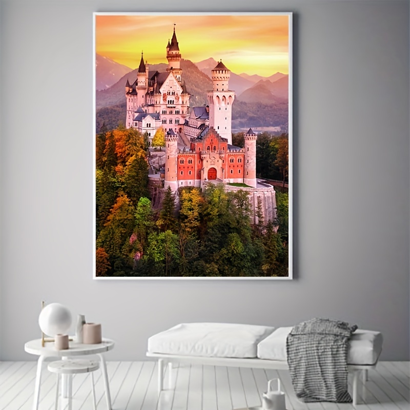 Diamond Art Painting, Castle Wall Art