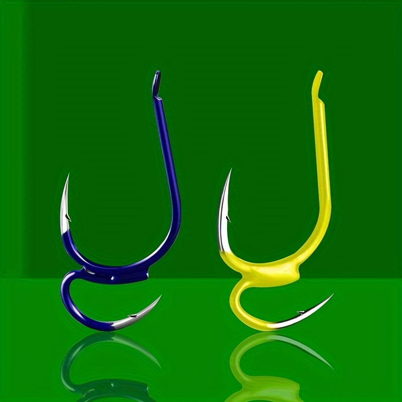 Barbed Double Hook Sharp Hook Sea Fishing Outdoor Fishing - Temu