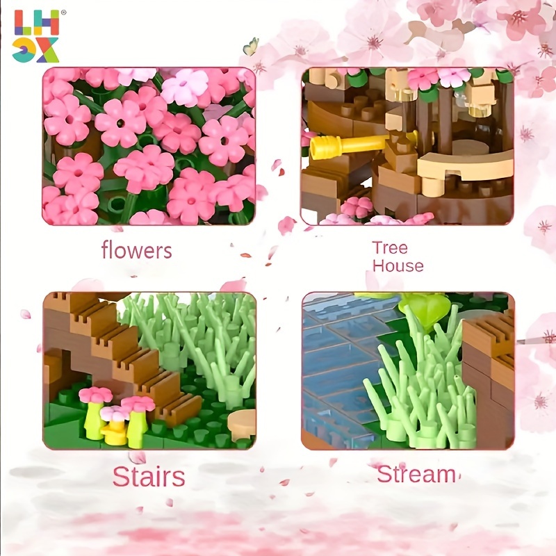  YUIXLIN Cherry Blossom Tree Plant Sets, Mini Flower