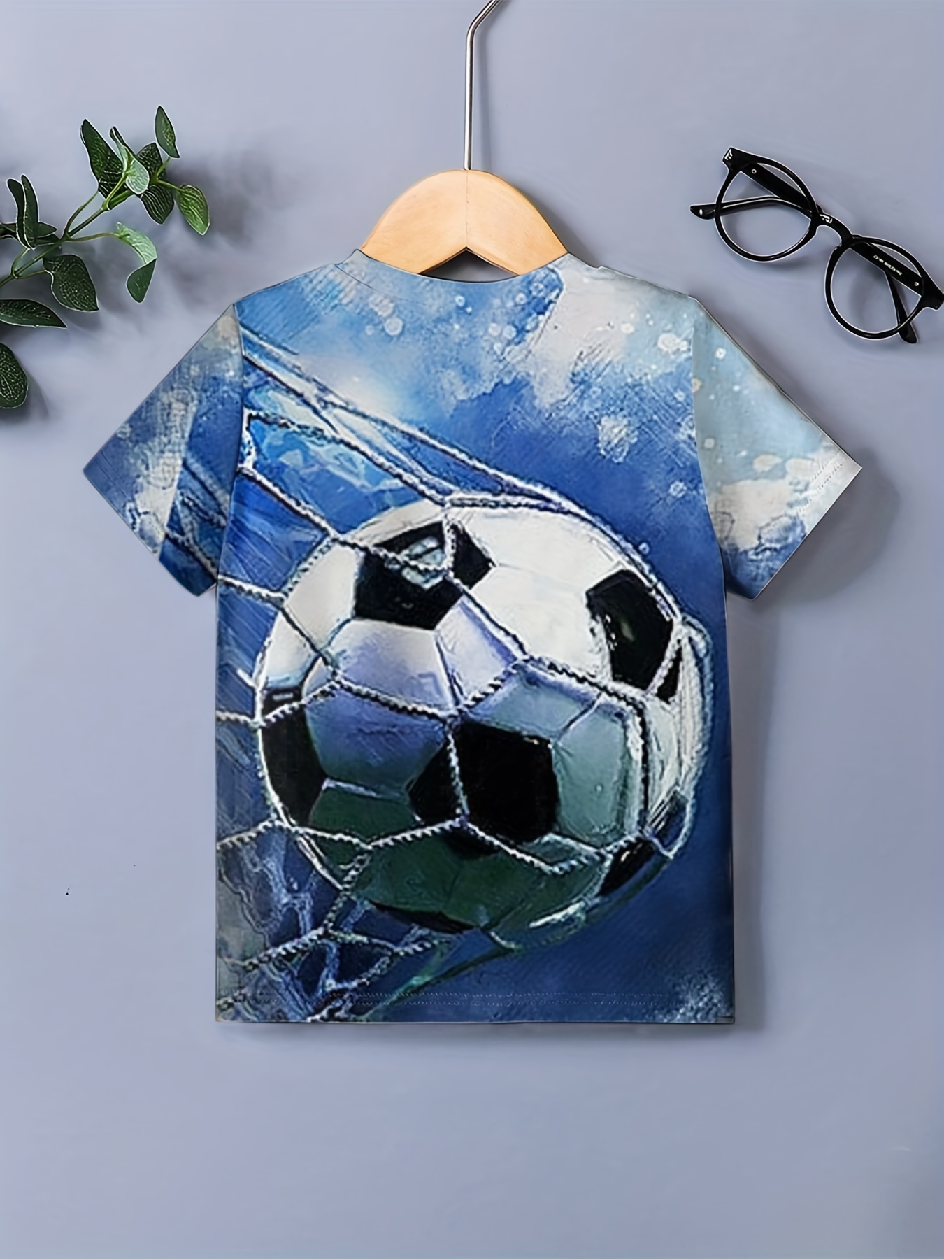 Fußball Temu Musterdruck Shirt Mit Germany 3D Für T Kinder - Digitalem