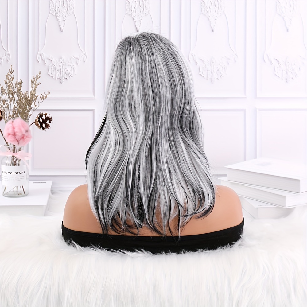 Grey shop medium wig