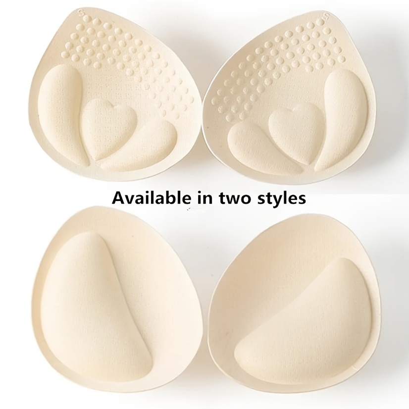Wsnld One piece Conjoined Chest Pad Summer Pad Insert Sponge Bra Pads Push  Up Breast Enhancer Removeable Bra Padding Inserts : : Fashion