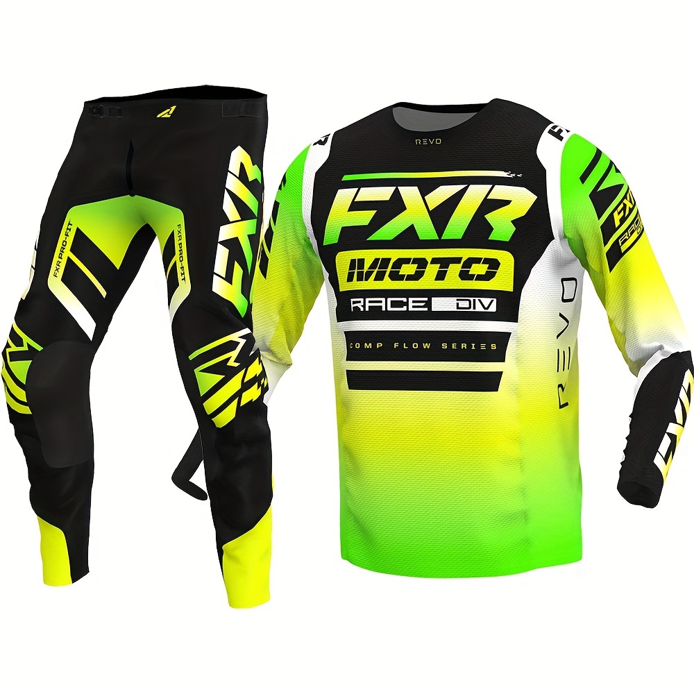 Fxr 2023 Revo Comp Tequila Sunrise Moto Gear Set Dirt Bike Ropa Off Road  Motocross Jersey Set Ropa Motocicleta Transpirable Mx Combo - Automotriz -  Temu