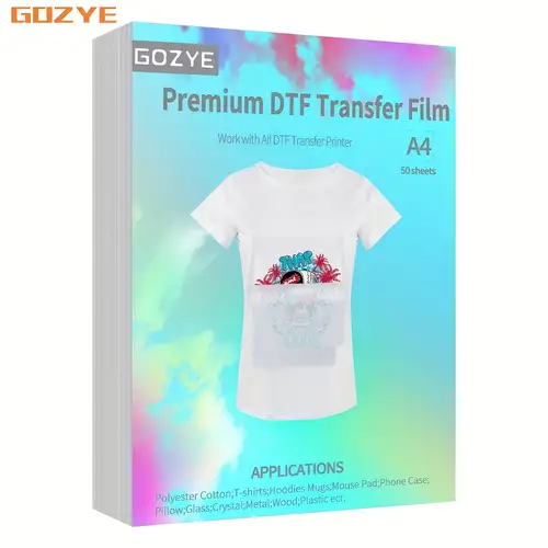 Dtf Transfer Film Premium Double sided Matte Pet Heat - Temu