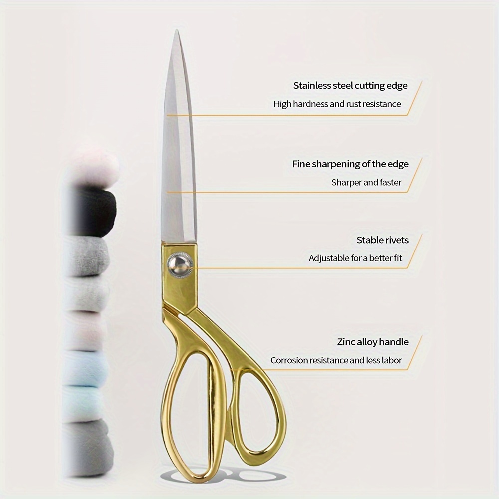 Inch multifunctional scissors super sharp blade tailor scissors grip  comfortable firm and sharp suitable for office