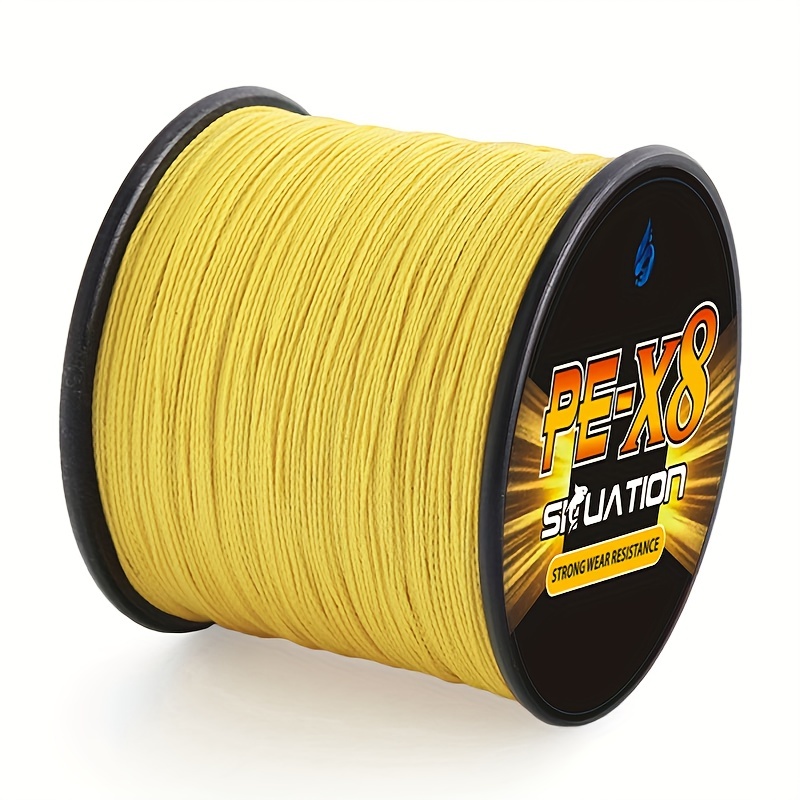 1pc 300m/500m Long Casting 8 Strands PE Fishing Line, 328yds/546yds Strong  Pull Wear Resistant Throwing Fishing Line