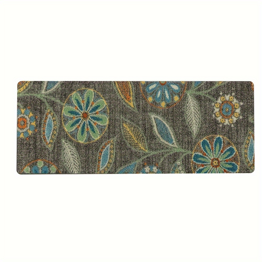 Memory Foam Kitchen Mat Magnolia And Sage Print Carpet - Temu