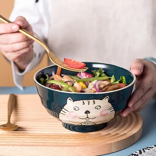 Ciotole ciotole Ramen Noodle melamina zuppa giapponese Pho contenitore da  portata insalata di ceramica cereali grande cinese miscelazione stoviglie