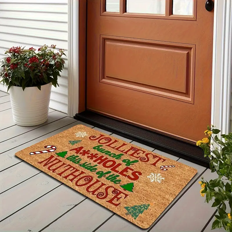 Funny Welcome Doormat For Entrance Way Indoor Front Porch - Temu