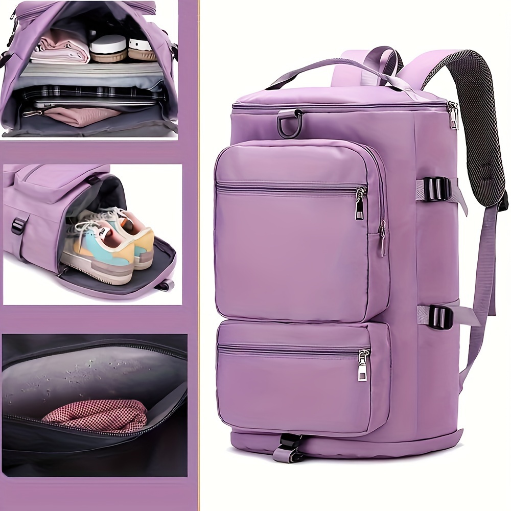 Large Capacity Travel Duffle Backpack Sports Fitness Gym - Temu