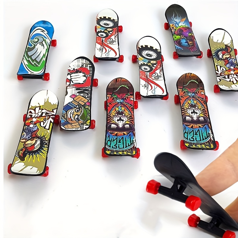 10pcs Fingerboard Tech Decks Mini Skateboard Original Boys Toy Random