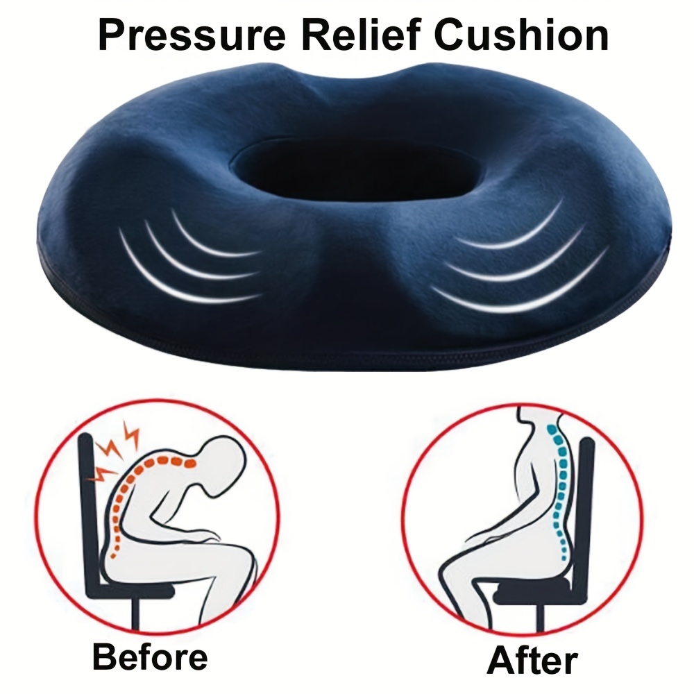 ZTOO Donut Pillow Tailbone Seat Cushion for Hemorrhoid,Pregnancy Post  Natal, Surgery, Sciatica Relieves Tailbone Pressure Car Or Office Chair 