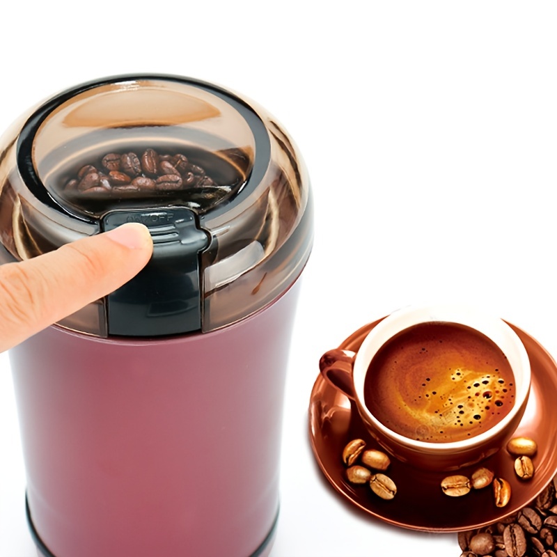 Multi-functional Coffee Bean Grinder Small Household Pulverizer 304  Stainless Steel Tank Portable Coffee Bean Grain Grinder - Temu