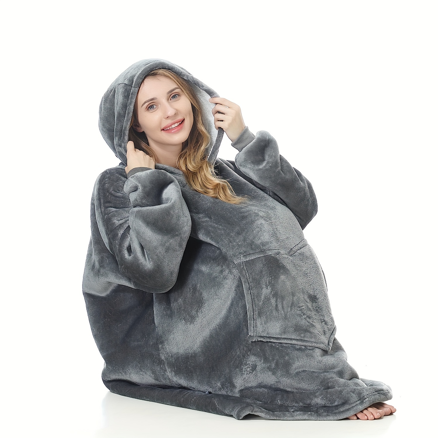 Grey Hooded Blanket, Grey Hoodie, Oversized Hoodie, Sherpa Blanket, Sherpa outlet Hoodie, Fluffy Blanket, Fleece Hoodie, Fleece Oversized Hoodie