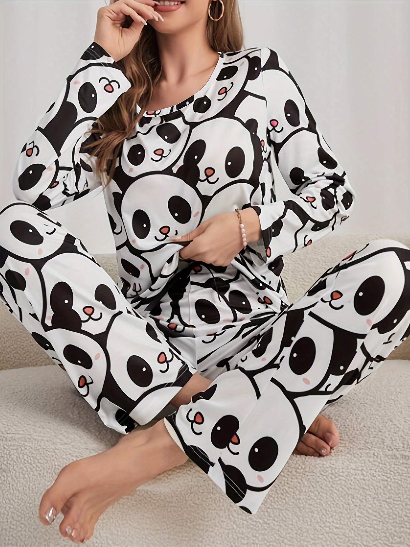 Tête de Panda Anti-Stress Voie Lactée l Cadeau Panda l Pyjama Panda Shop