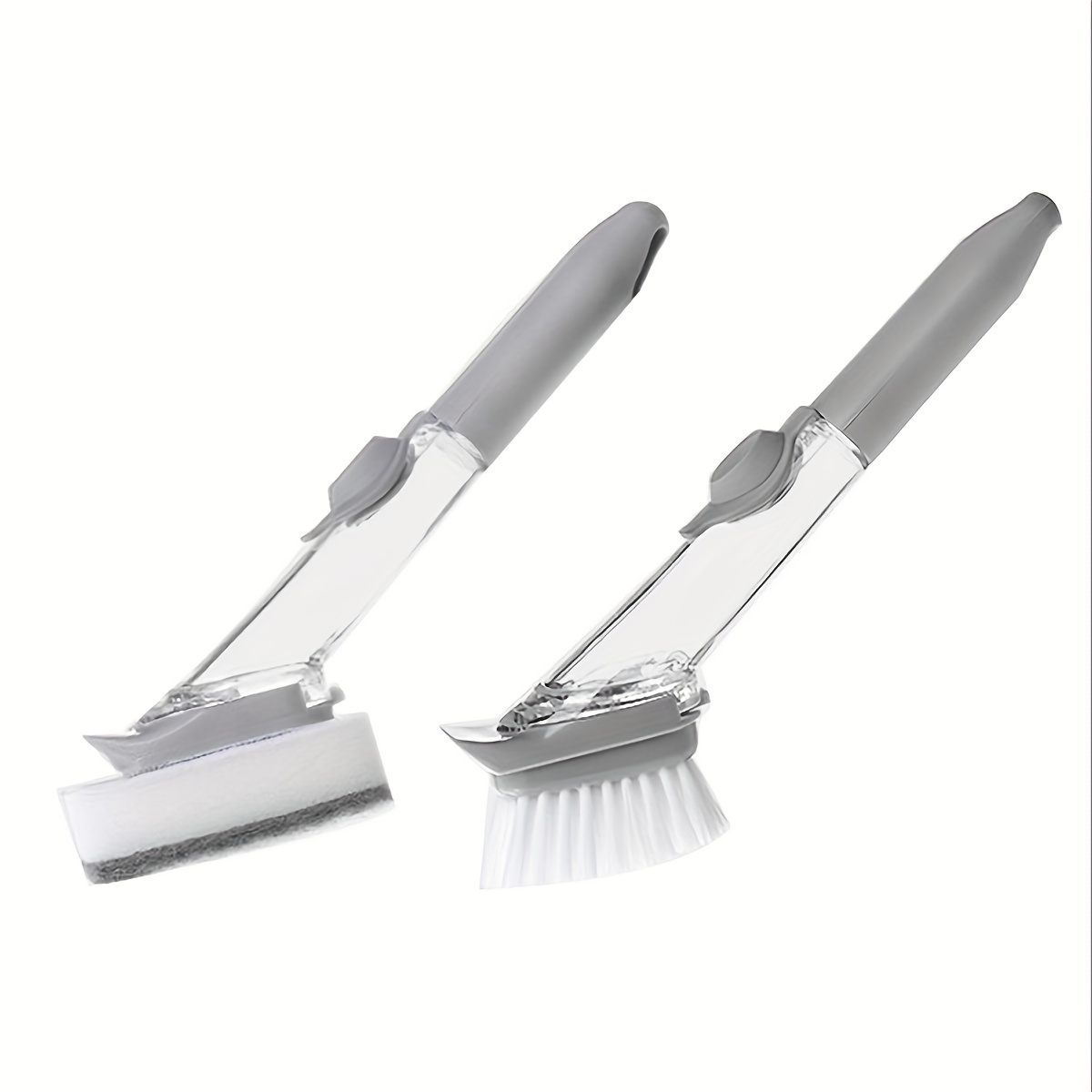 Multifunctional Hydraulic Cleaning Brushes, Soap Dispensing Dish