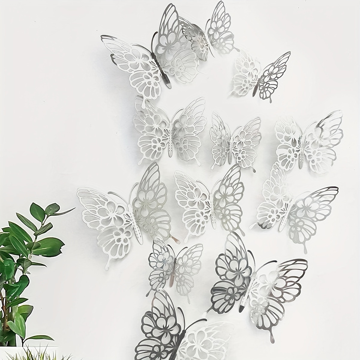  Glow Butterfly Wall Decor Stickers,58Pcs Luminous Butterfly Wall  Decals Colorful Wall Art Butterfly Decor DIY Glow in The Dark Wall Decals  for Kids Girls Bedroom Bathroom Decorations (Sky Blue) : Tools