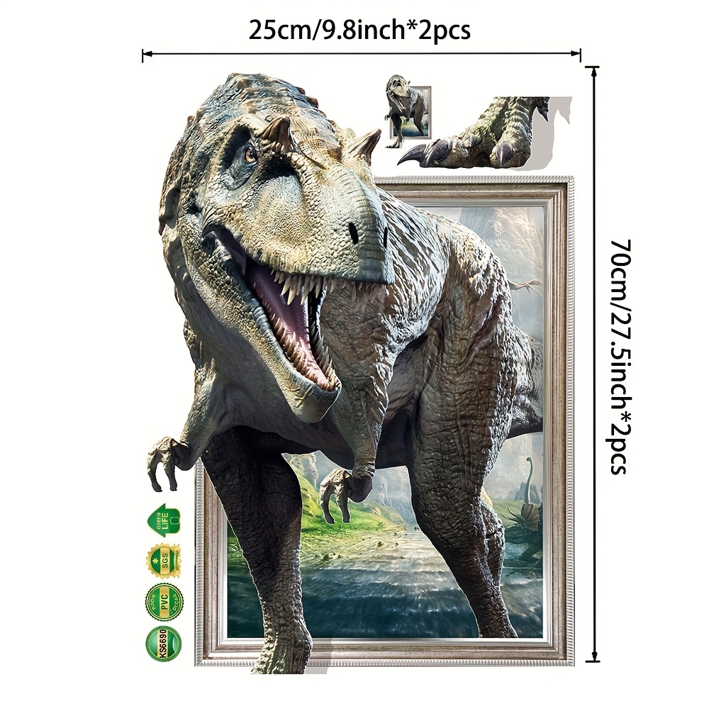 Vinilo Infantil Dinosaurios En Familia - Adhesivo De Pared - Revestimiento  Sticker Mural Decorativo - 60x90cm con Ofertas en Carrefour