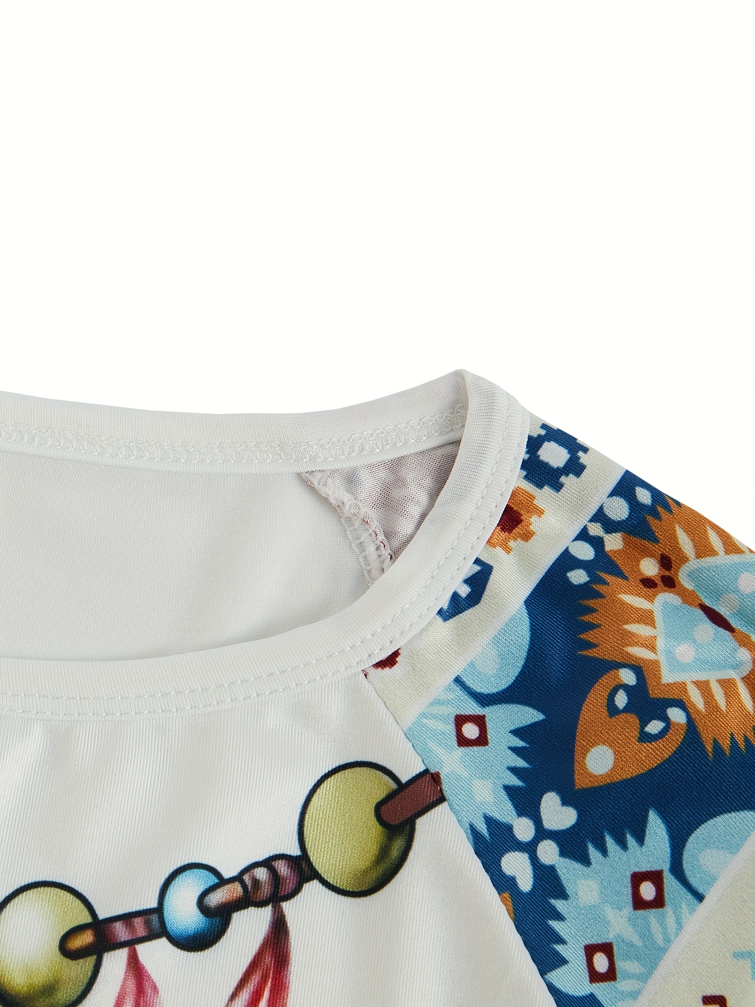 Camisetas casuales de manga corta para mujer, diseño de atrapasueños de  flores, cuello redondo, camisetas gráficas Harajuku para verano, 01 # blanco