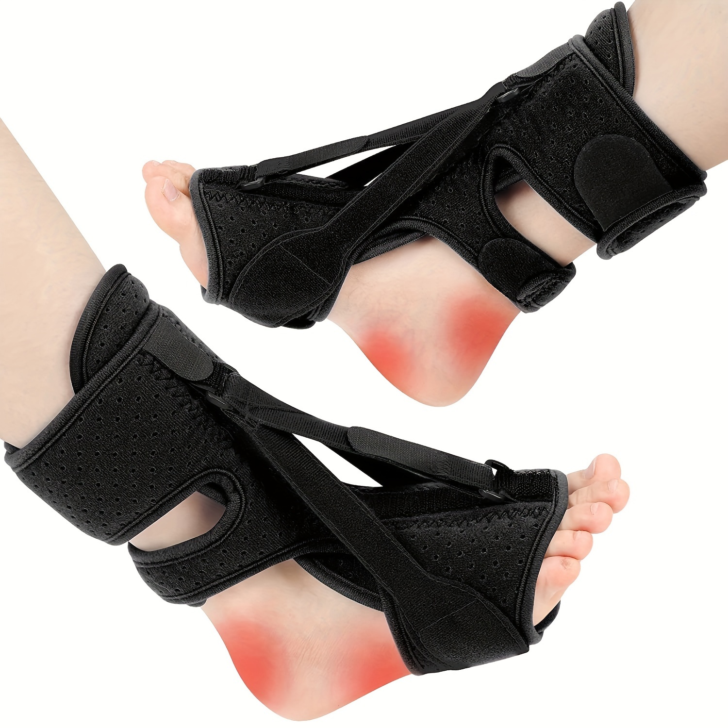 Labymos Plantar Fasciitis Night Splint Adjustable Ankle Brace Foot Orthotic  Brace for Plantar Fasciitis Arch Foot Pain Tendonitis 