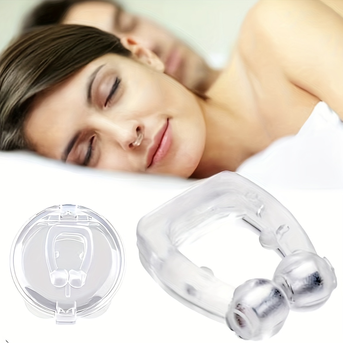 Corrector antironquidos Dispositivo de prevención de ronquidos Dispositivo  antironquidos para mujeres Eliminación de ronquidos Pinza para la nariz