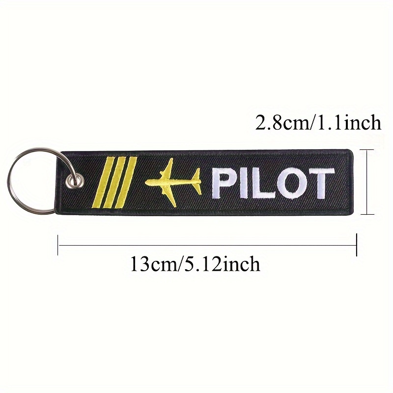 3 Inches KeyChain Remove Before Flight Sign