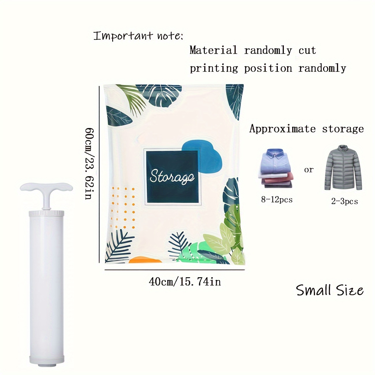 Space saving Vacuum Storage Bags With Electric Air Pump - Temu