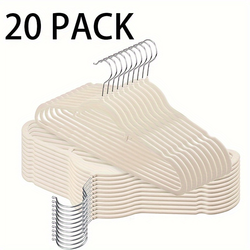  BBFQL 20 perchas de plástico para mojar y secar que no dejan  marcas, ganchos antideslizantes para secar ropa (color: morado, tamaño:  16.5 x 9.1 x 0.2 in) : Hogar y Cocina