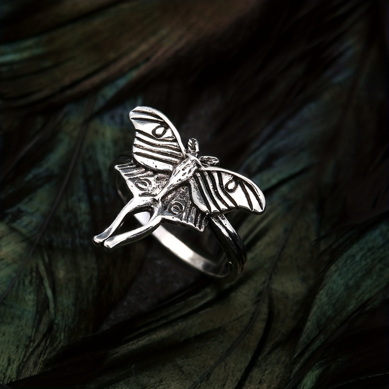 Vintage sales butterfly ring