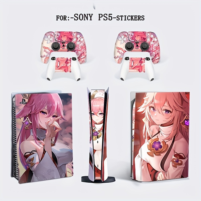PS5 Vinyl Skin Stickers, Covering Playstation 5 Console CDROM