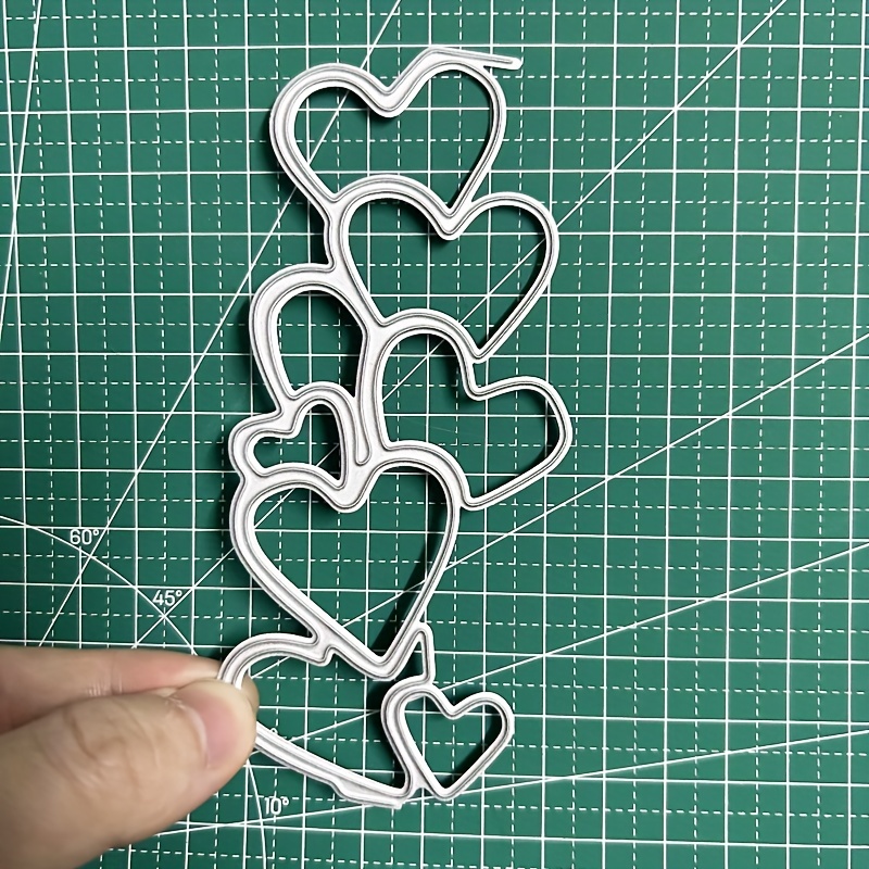 Heart Border Metal Die Cuts For Scrapbooking Card Making - Temu