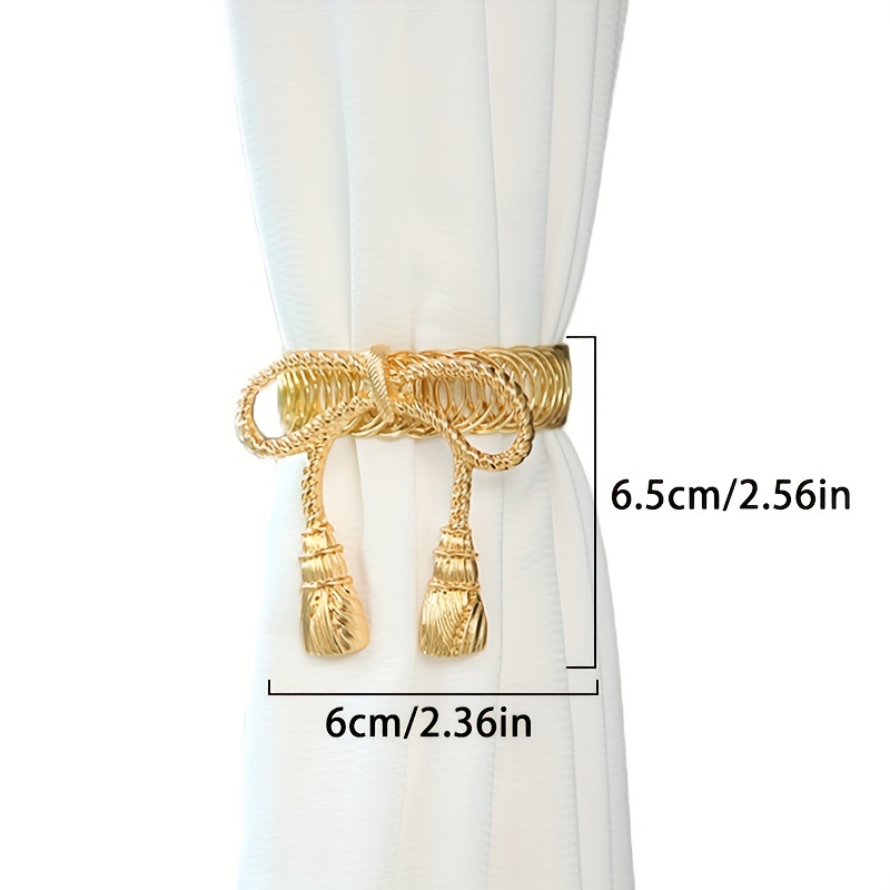1 Abrazadera Cortina Moderna Perla Imitación Metal Clip - Temu