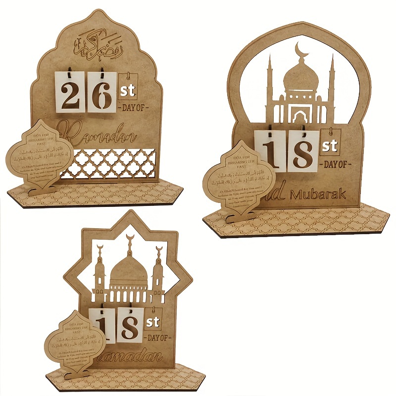 Calendrier de l'Avent mosquée de 30 jours du Ramadan, décoration