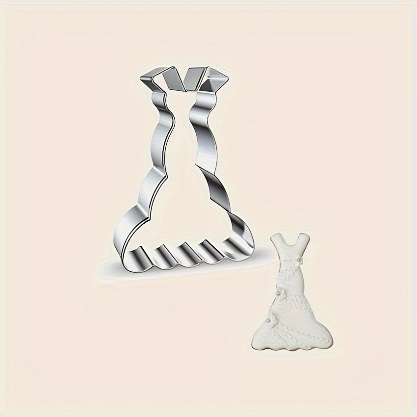 Wedding Dress Cookie Cutter Pastry Cutter Biscuit Molds Temu