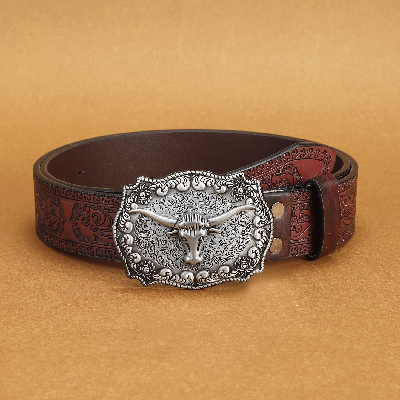 Retro Western Cowboy Women's PU Belt