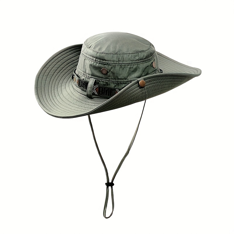 1pc Outdoor Anti Ultraviolet Boonie Hat Male Summer - Temu Australia