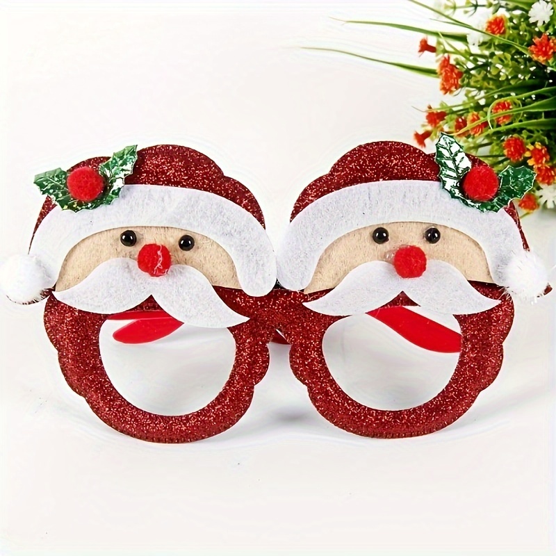 1pc Cadre De Lunettes De Noël Jouets Pour Adultes Et Enfants Décorations  Amusantes Accessoires De Décoration De Bois De Cerf Photo De Fête - Temu  France