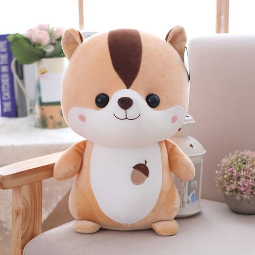 Cute Squirrel Plush Toy,  Figure Soft Body Rat Small Animal, Toy For Children Kids