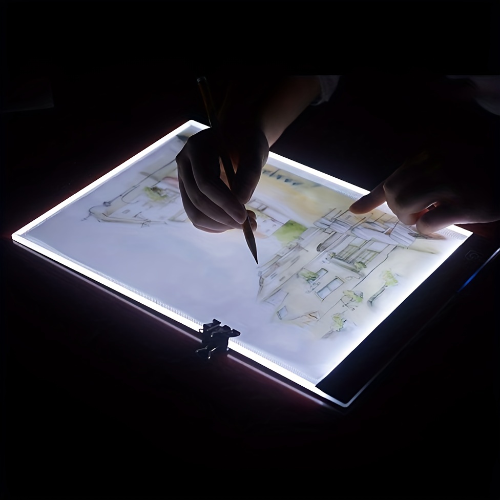 A4 Led Drawing Copy Board Toy To Draw 3 Level Dimmable - Temu