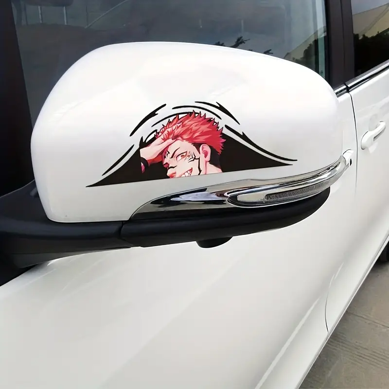 Car Sticker Anime Sticker Glass Sticker Bumper Rearview - Temu