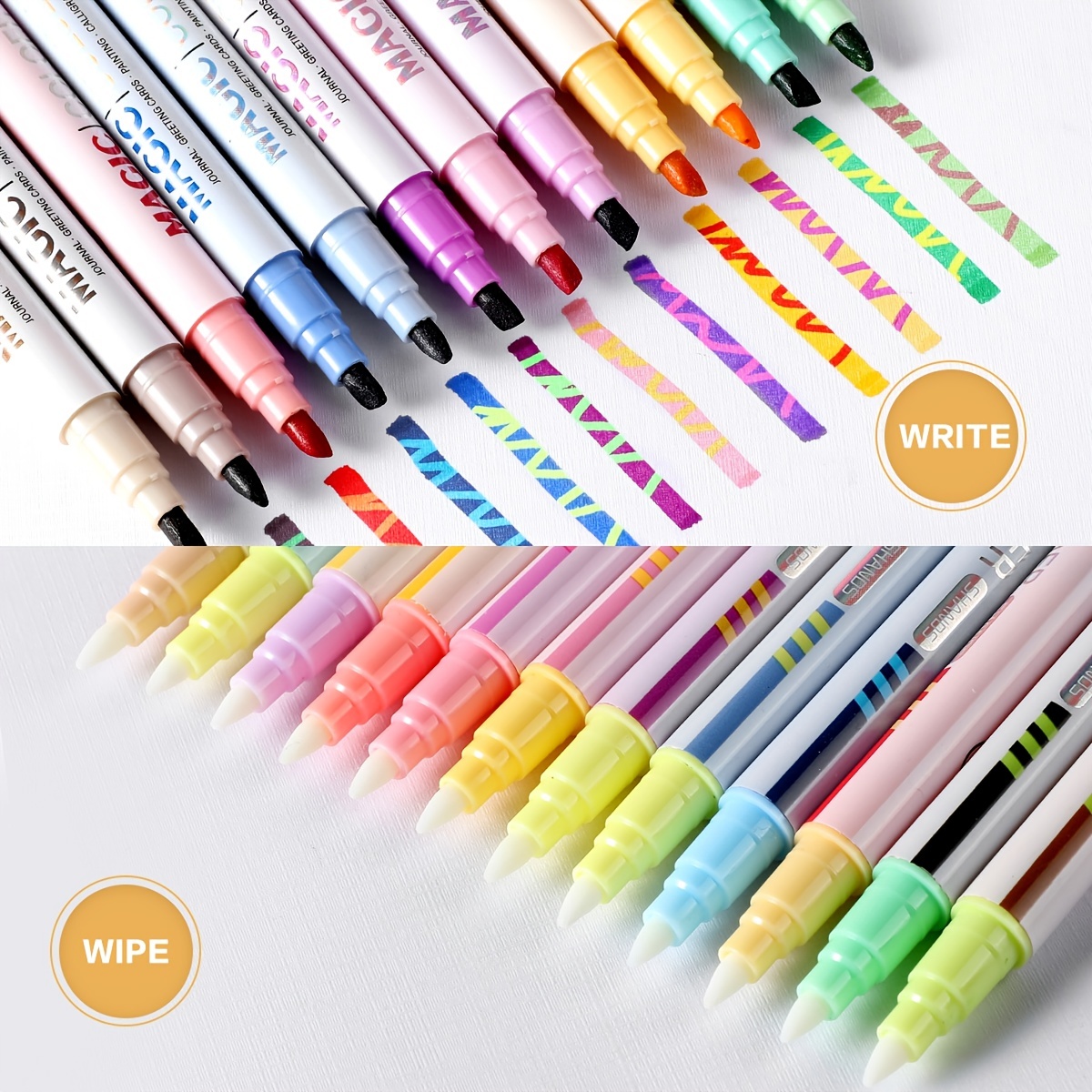 Highlighters Changing Color Markers 12Pcs Color Changing Highlighter Pastel  Pen Magic Pens Dual Tip Marker Pens Classroom & Office Journaling Supplies  Note Taking Painting - Yahoo Shopping